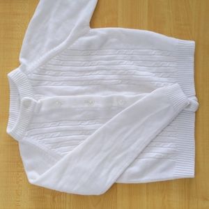 Vintage Carol Evans white sweater excellent condition